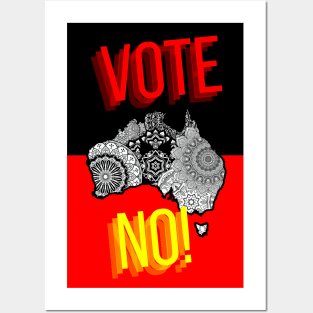 Vote No To The Voice Indigenous Voice To Parliament Posters and Art